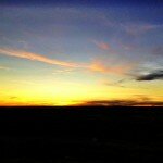 Sunset on Highway 285