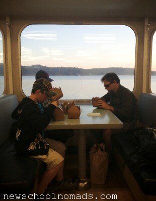 Dessert and Sunset Ferry from Orcas Island WA
