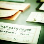 Lamar Bath House Vintage Tickets