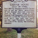 Carter House Sign