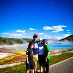 Family in Yellowstone NP