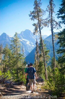 Hiking in North Cascades National Park WA