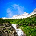 Waterfall Glacier NP MT