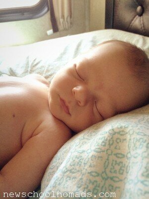 Beautiful Sleeping Baby week 3